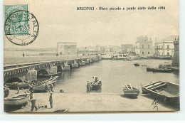 Italie - GALLIPOLI - Mare Piccolo E Ponte Visto Dalla Citta - Barques - Other & Unclassified