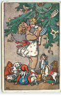 Illustrateur - M. Fischerova-Kvechova - Fillette Entourée De Ses Jouets, Embrassant Une Poupée - Teddy Bear - Other & Unclassified