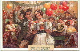 Allemagne - Gruss Aus MÜNCHEN - N°28 - Bière - Muenchen