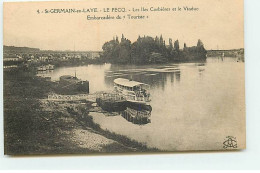 LE PECQ - Saint-Germain-en-Laye - Les Iles Corbières Et Le Viaduc Embarcadère Du Touriste - Le Pecq