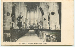 NOYERS - Intérieur De L'Eglise - N°169 - Cliché E.Lenoble - Noyers Sur Serein