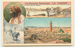 Les Colonies Françaises : La Tunisie - Le Vieux Port De Bizerte (Multi-vues) - Publicité Phoscoa - Tunisia