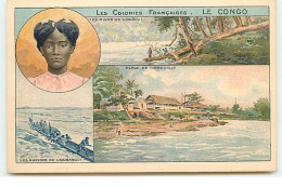 Les Colonies Françaises : Le Congo - Les Rives De L'Ogôoué (Multi-vues) - Chocolats & Thé De La Cie Coloniale - Other & Unclassified