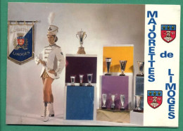 87 Limoges Majorettes De Limoges Une Partie De La Troupe - Champion Du Centre Ouest En 1970 - Limoges