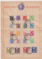 Kontrollrat 4 Sonderblätter Mit Partie Aus 943 Bis 970 Jr SSt Hannover 1948 - Oblitérés
