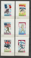 Yemen Kingdom 1968 Olympic Summer Games, Cycling, Fencing, Equestrian, Athletics Etc. Set Of 12 S/s Imperf. MNH -scarce- - Estate 1968: Messico
