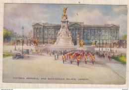 8AK4348 VICTORIA MEMORIAL AND BUCKINGHAM PALACE LONDON BRIAN GERALD   SCANS - Paintings