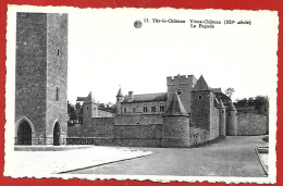 Thy-le-Château (Walcourt - Namur) Vieux Château XIIe S. La Façade 2scans - Walcourt
