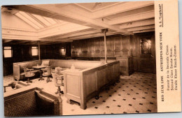 RED STAR LINE : Second Class Smoke Room From Series Interior Photos 3 - Booklet Lapland - Steamers