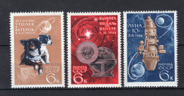 RUSLAND Yt. 3120/3122 MH 1966 - Unused Stamps
