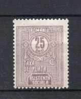 ROEMENIE Yt. T72 (*) Zonder Gom Portzegel 1922-1926 - Impuestos