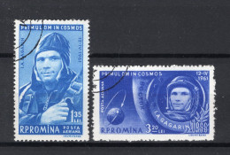 ROEMENIE Yt. PA141/142° Gestempeld Luchtpost 1961 - Used Stamps