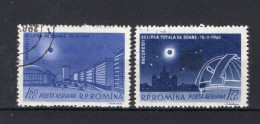 ROEMENIE Yt. PA144/145° Gestempeld Luchtpost 1961 - Usado
