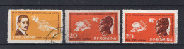 ROEMENIE Yt. PA111/112° Gestempeld Luchtpost 1960 - Oblitérés