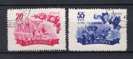 ROEMENIE Yt. 1415/1416° Gestempeld 1955 - Oblitérés