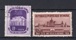 ROEMENIE Yt. 1358/1359° Gestempeld 1954 - Used Stamps