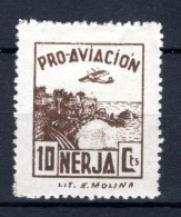 SPANJE Pro-Aviacion MH Nerja Malaga - Spanish Civil War Labels
