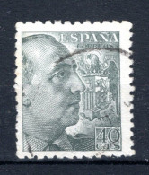 SPANJE Cadiz Caudillo, Fechador SAN ROQUE 40 C Gestempeld 1939 - Usati