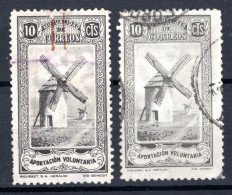 SPANJE Mutualidad De Correos - Windmill 1954 - Liefdadigheid