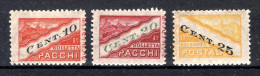 SAN MARINO Yt. CP17/19 MNH 1945 - Paquetes Postales