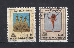 SAN MARINO Yt. 710/711° Gestempeld 1968 - Usados