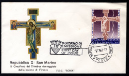 SAN MARINO Yt. 709 FDC 1967 - FDC