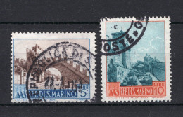 SAN MARINO Yt. 397/398° Gestempeld 1955-1957 - Used Stamps