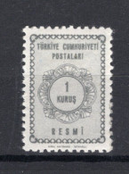 TURKIJE Yt. S87 MH Dienstzegel 1964 - Francobolli Di Servizio