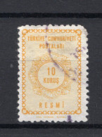 TURKIJE Yt. S89° Gestempeld Dienstzegel 1964 - Francobolli Di Servizio