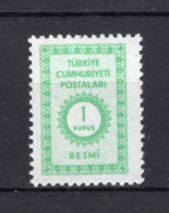 TURKIJE Yt. S96 MNH Dienstzegel 1965 - Timbres De Service