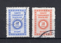 TURKIJE Yt. S97/98° Gestempeld Dienstzegel 1965 - Dienstzegels