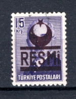 TURKIJE Yt. S32° Gestempeld 1955 - Francobolli Di Servizio