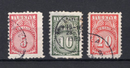 TURKIJE Yt. S56/58° Gestempeld Dienstzegel 1959 - Official Stamps