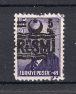 TURKIJE Yt. S30° Gestempeld Dienstzegel 1955 - Francobolli Di Servizio