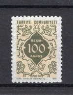 TURKIJE Yt. S127 (*) Zonder Gom Dienstzegel 1972 - Dienstmarken