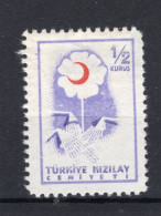 TURKIJE Yt. B243 MH 1958 - Francobolli Di Beneficenza