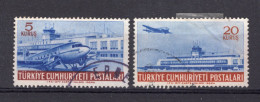 TURKIJE Yt. PA28/29° Gestempeld Luchtpost 1954 - Poste Aérienne