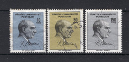 TURKIJE Yt. 1752/1754° Gestempeld 1965 - Used Stamps