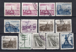 TURKIJE Yt. 1436/1438° Gestempeld 1959-1960 - Used Stamps
