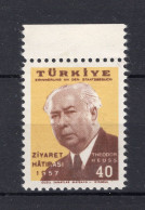 TURKIJE Yt. 1321 MNH 1957 - Unused Stamps