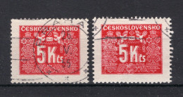 TSJECHOSLOVAKIJE Yt. T77° Gestempeld Portzegel 1946-1948 - Impuestos