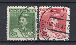 TSJECHOSLOVAKIJE Yt. 277/278° Gestempeld 1932 - Used Stamps