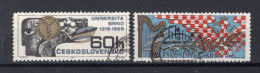 TSJECHOSLOVAKIJE Yt. 1708/1709° Gestempeld 1969 - Used Stamps