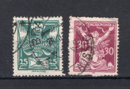 TSJECHOSLOVAKIJE Yt. 163/164° Gestempeld 1920-1925 - Used Stamps