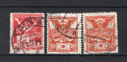 TSJECHOSLOVAKIJE Yt. 160/161° Gestempeld 1920-1925 - Used Stamps