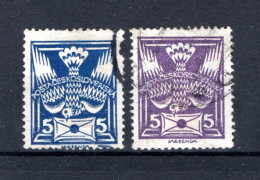 TSJECHOSLOVAKIJE Yt. 155/156° Gestempeld 1920-1925 - Used Stamps