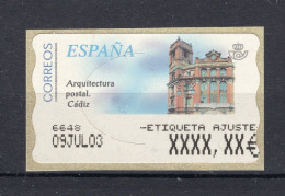 SPANJE Yt. DI69 MNH Automaatzegel 2002 - Nuovi