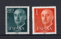 SPANJE Yt. 863/864 (*) Zonder Gom 1955-1958 - Nuevos