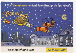 La Poste - A Noël Kadojaune Devient Le Messager De Vos Rêves - Post & Briefboten
