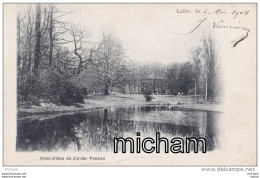 CPA  59   LILLE  JARDIN VAUBAN PIECE D'EAU  PARFAIT ETAT - Lille